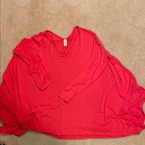 Pink/Coral Tunic. Like New.